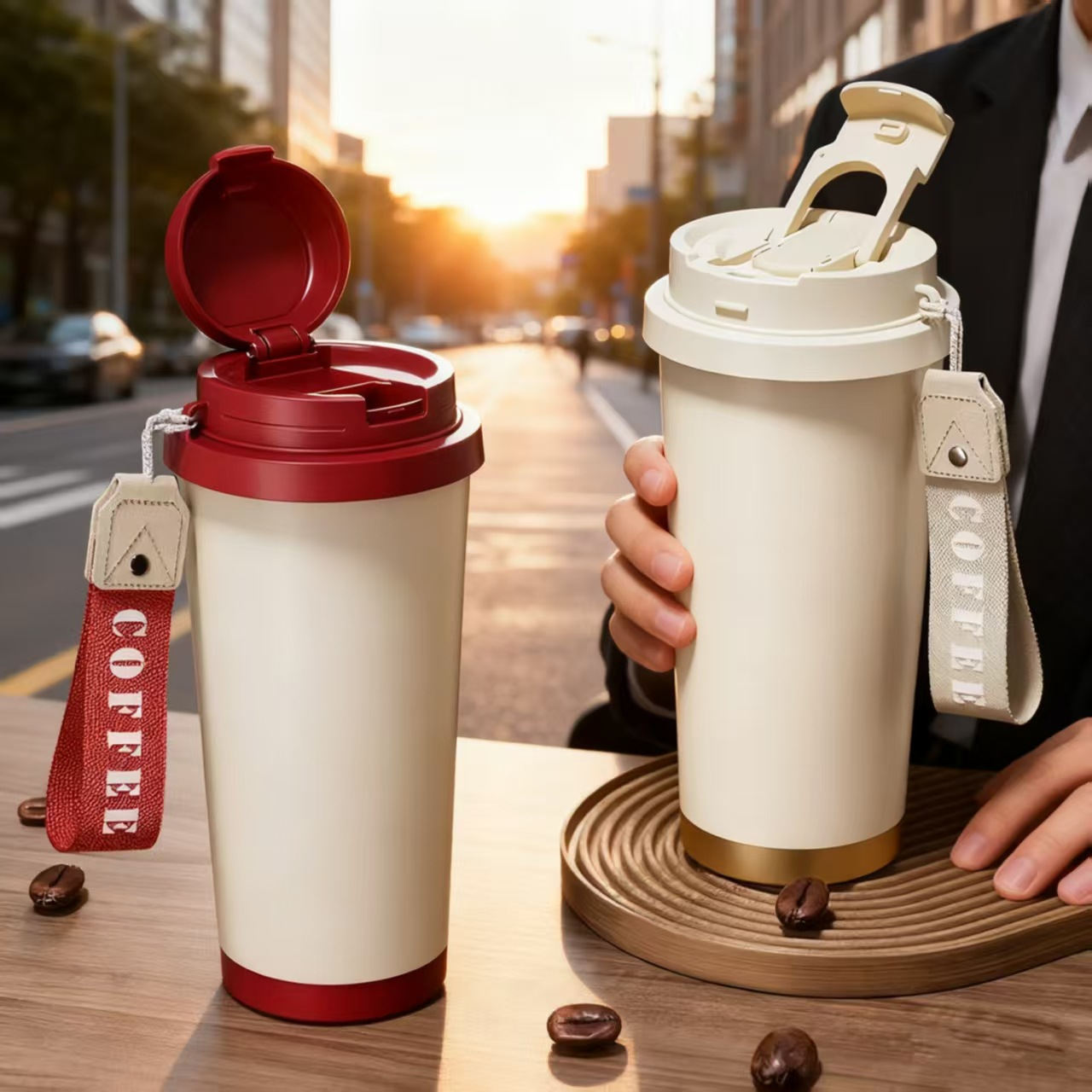 Custom Logo Name Thermos 500ML - Coffee Equipment With Name review and price