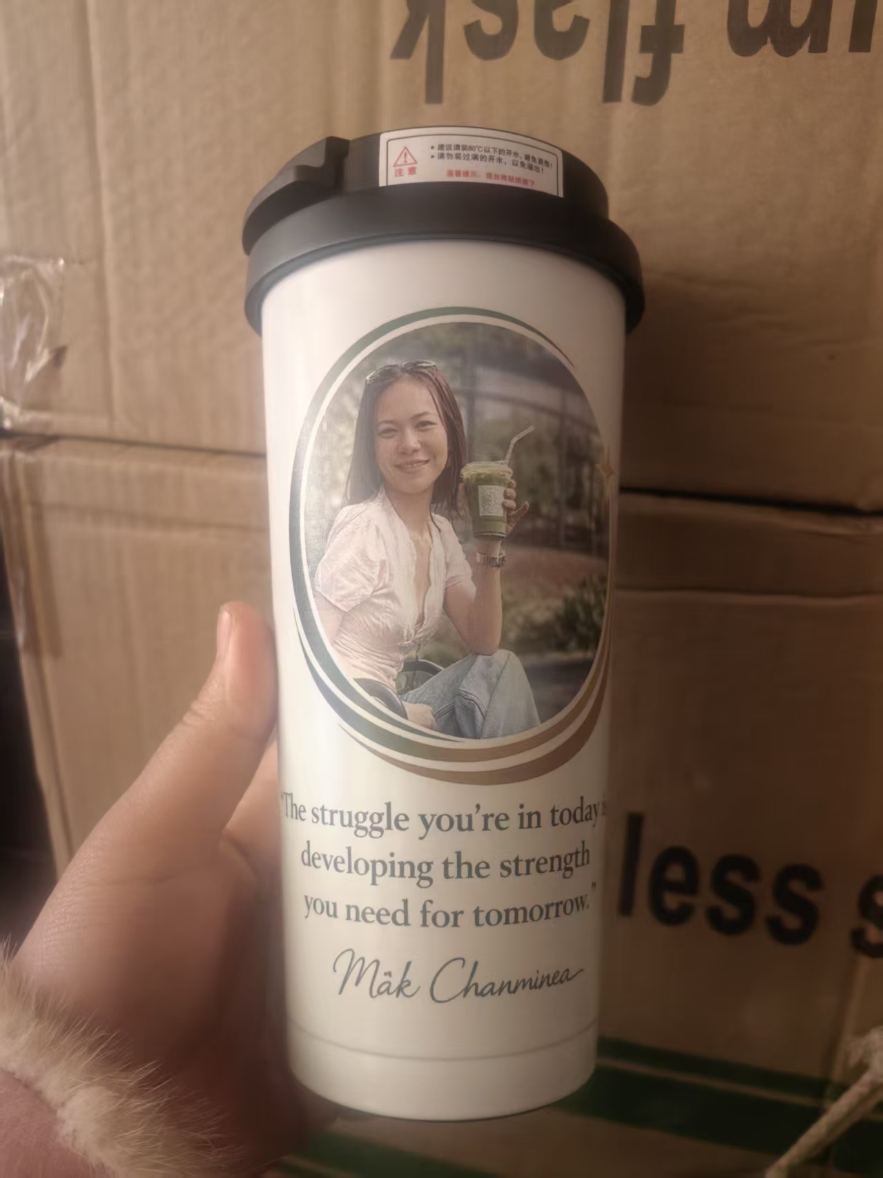 Custom Logo Name Thermos 500ML - Coffee Equipment With Name review and price