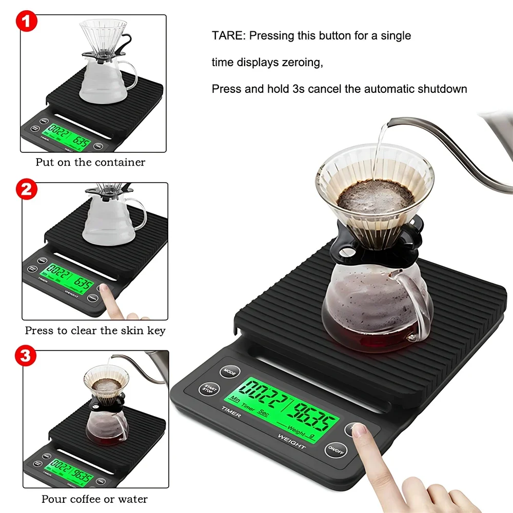 5/3kg LCD Electronic Drip Coff - Scale Drip Timer review and price