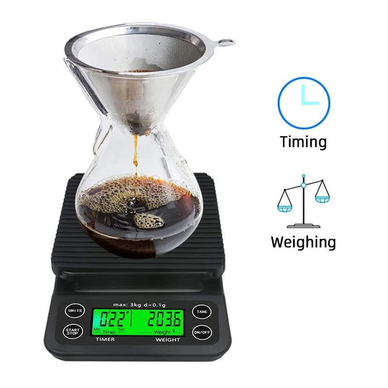 Electronic Digital Kitchen Sca - Scale Drip Timer review and price