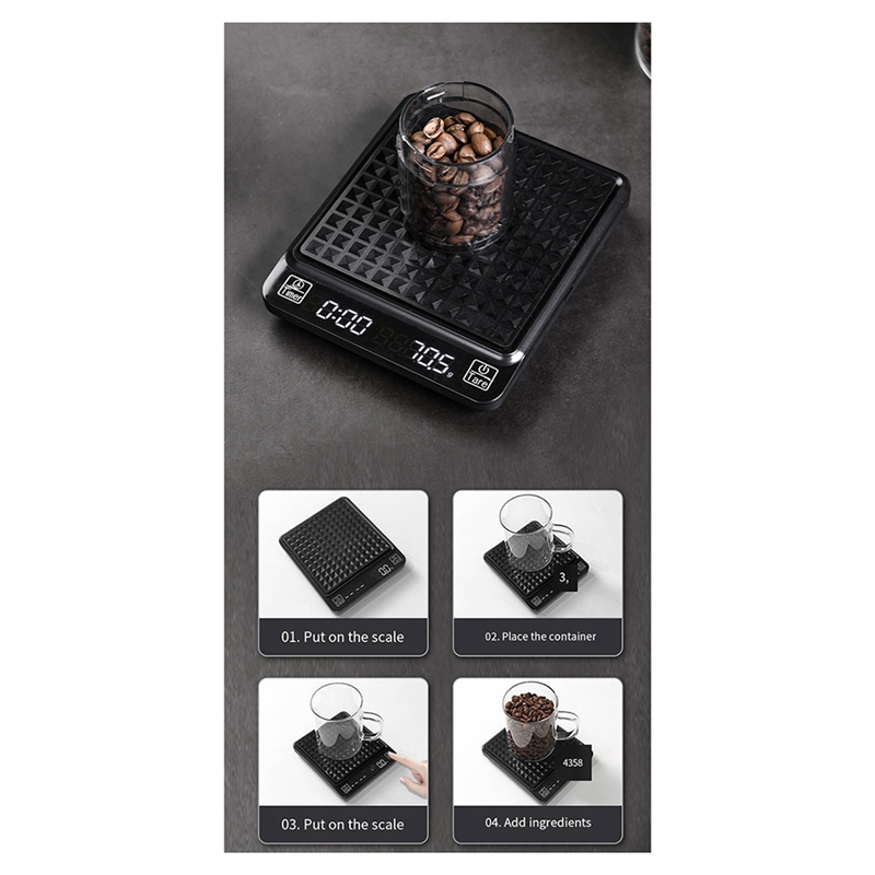 Digital Coffee Scale With Time - Scale Drip Timer review and price