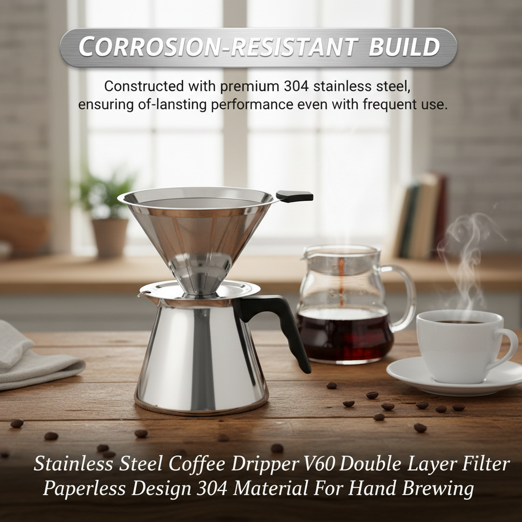 V60 Stainless Steel Coffee Fil - Coffee Equipment V60 review and price