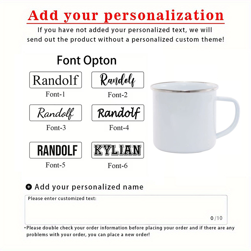 Customized Enamel Mug , Office - Coffee Equipment With Name review and price