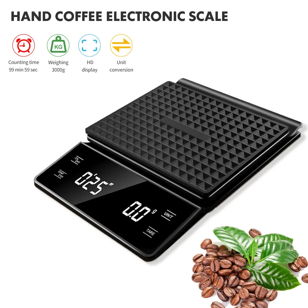 3kg/0.1g Coffee Scale with Tim - Scale Drip Timer review and price